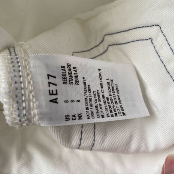 AE77 Premium Slouch Distressed Denim Jeans - Picture 7 of 8